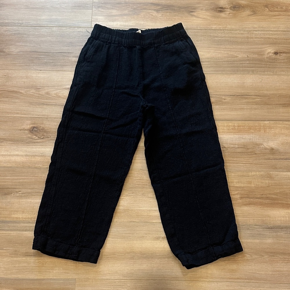 Madewell linen Black Pants Sz S